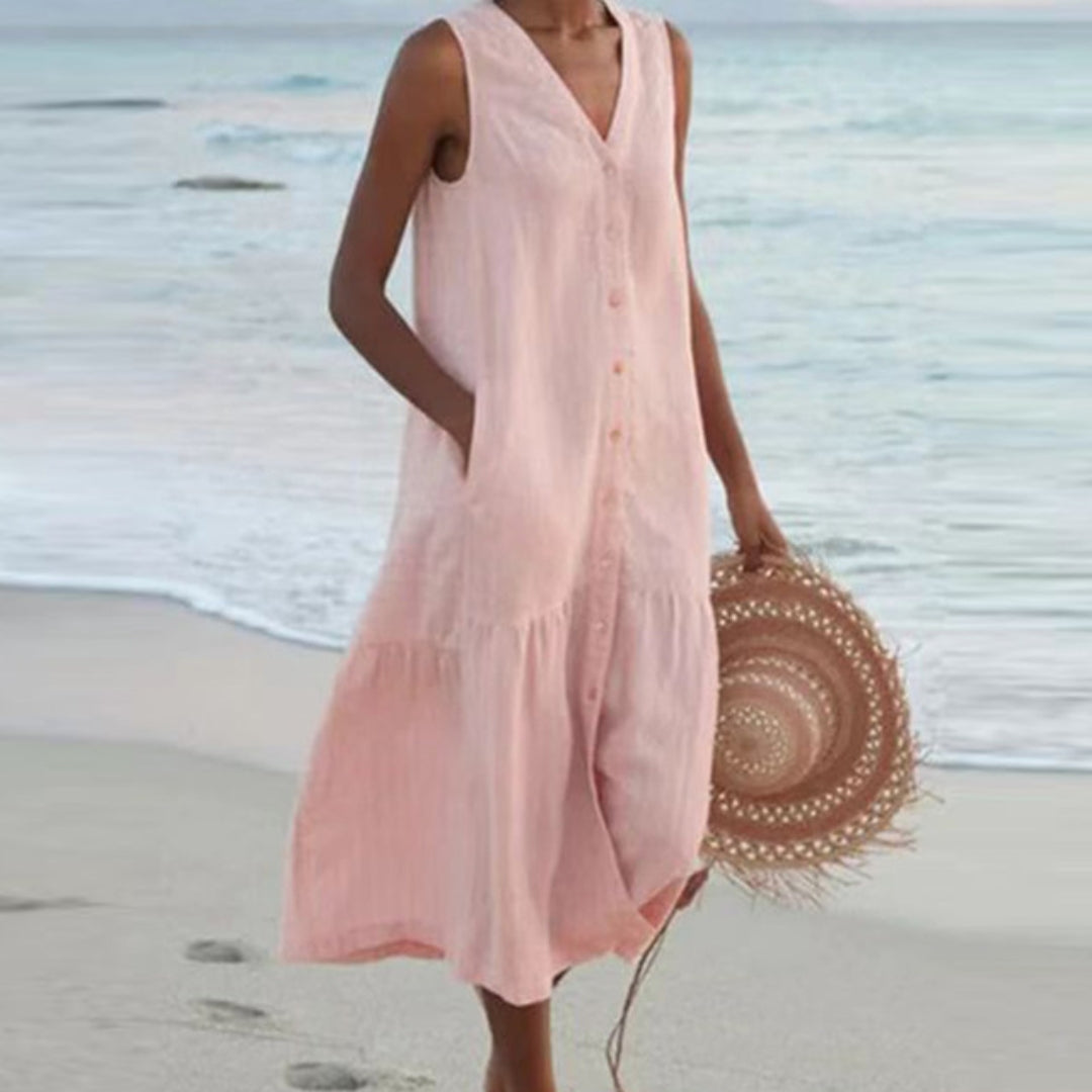 Lynne | Chic Cap Sleeveless Dress