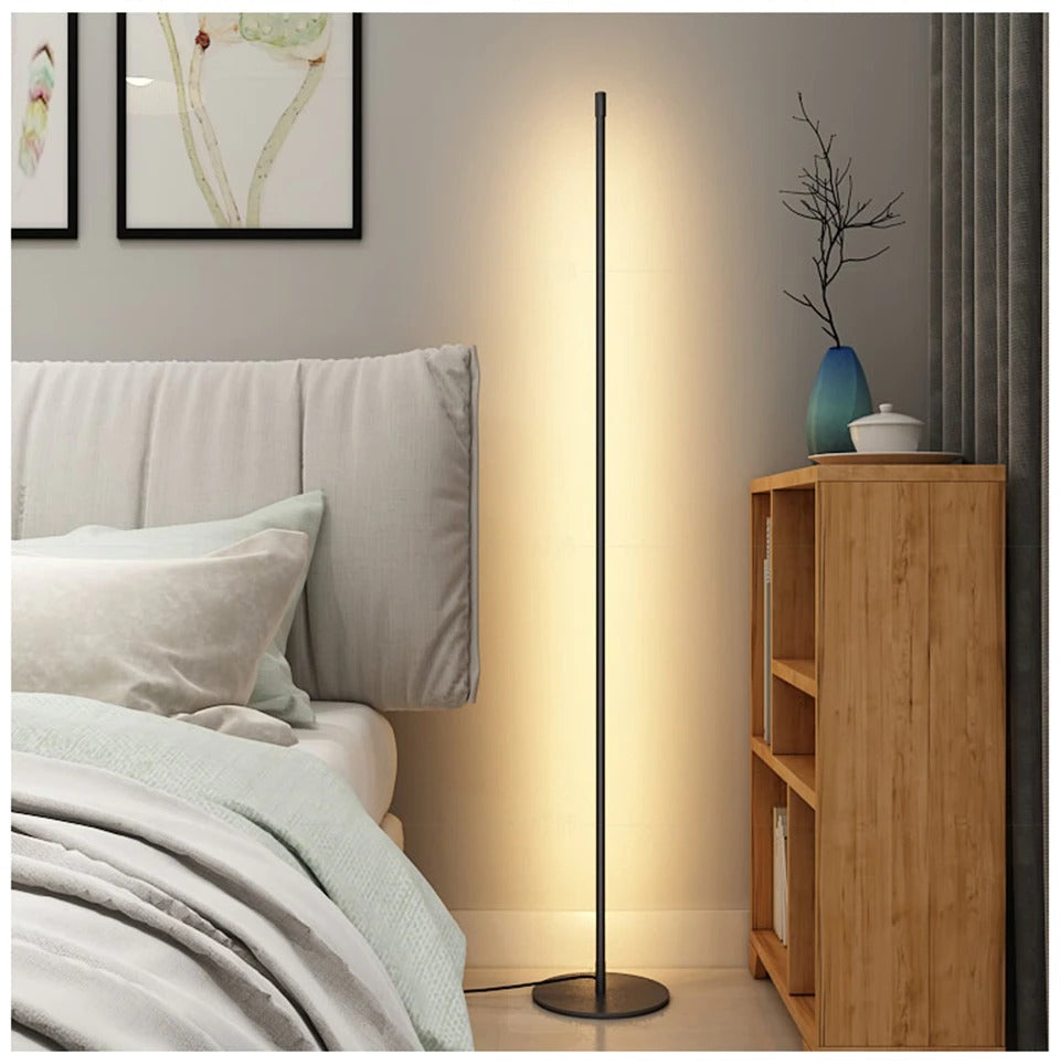 Sleek LED Floor Lamp for Contemporary Living Rooms - VogeLuxe