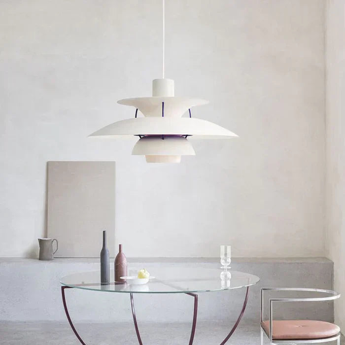Chic LED Pendant Light With Fabric Shade
