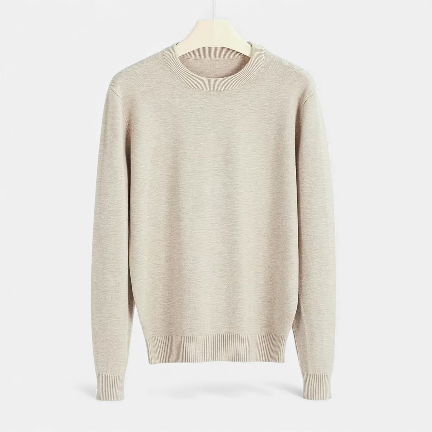 Classic Men's Crew Neck Wool Sweater