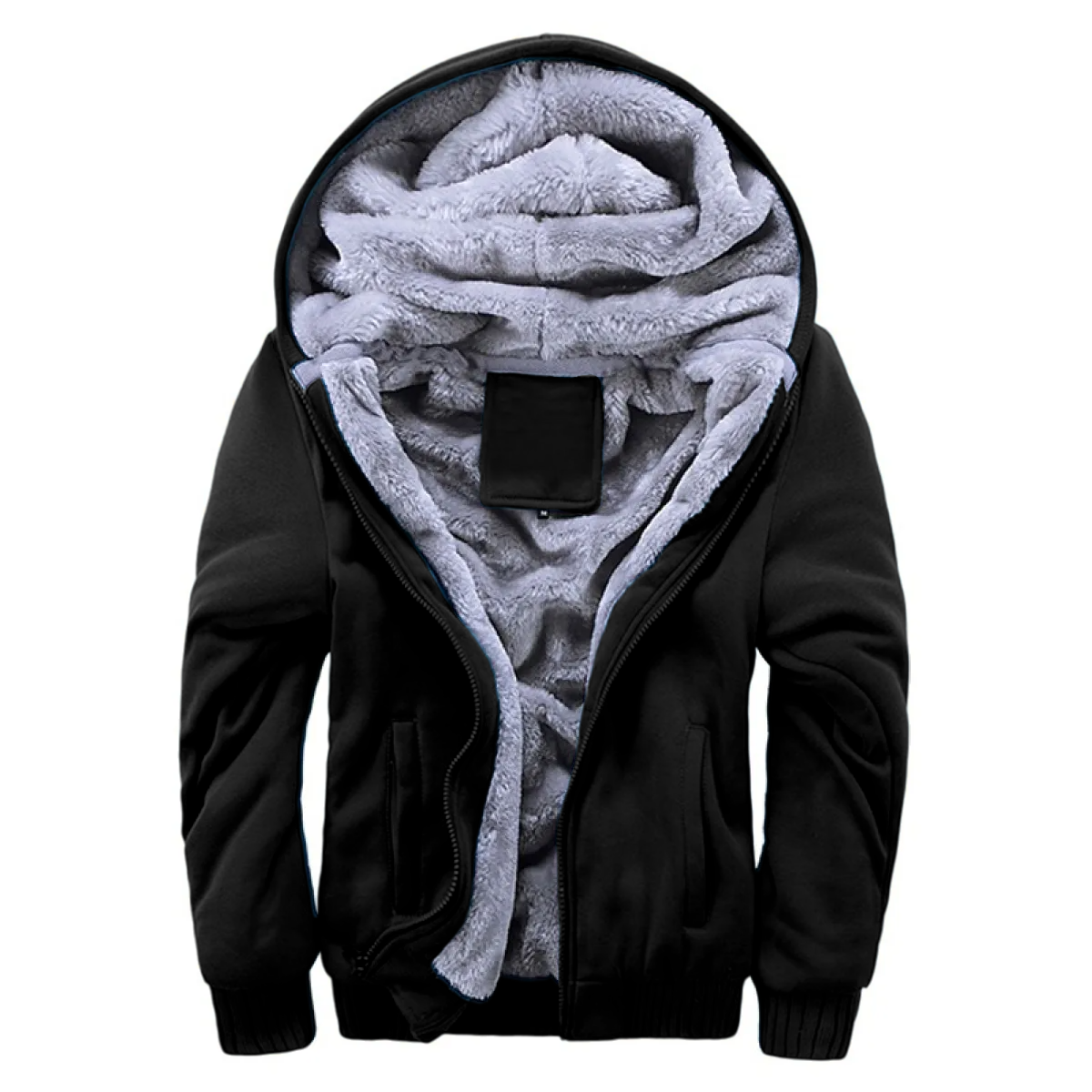 Cozy Mens Fleece Hooded Jacket