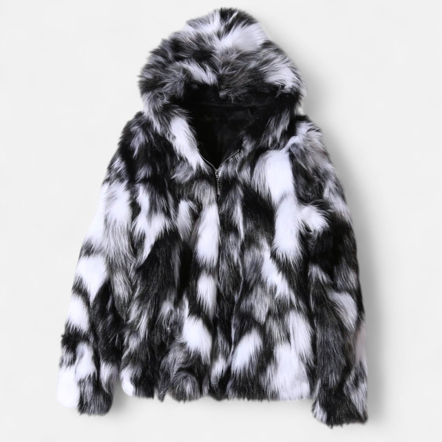 Warm Faux Fur Parka Coat - Men's Winter Jacket