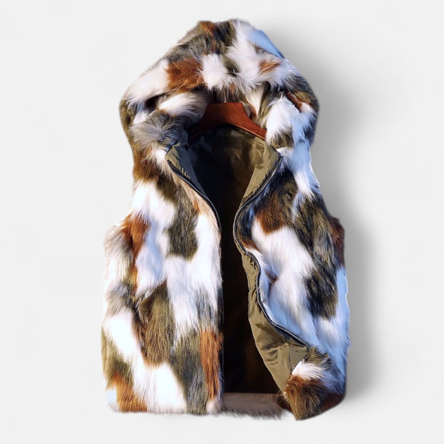 Warm Faux Fur Parka Coat - Men's Winter Jacket
