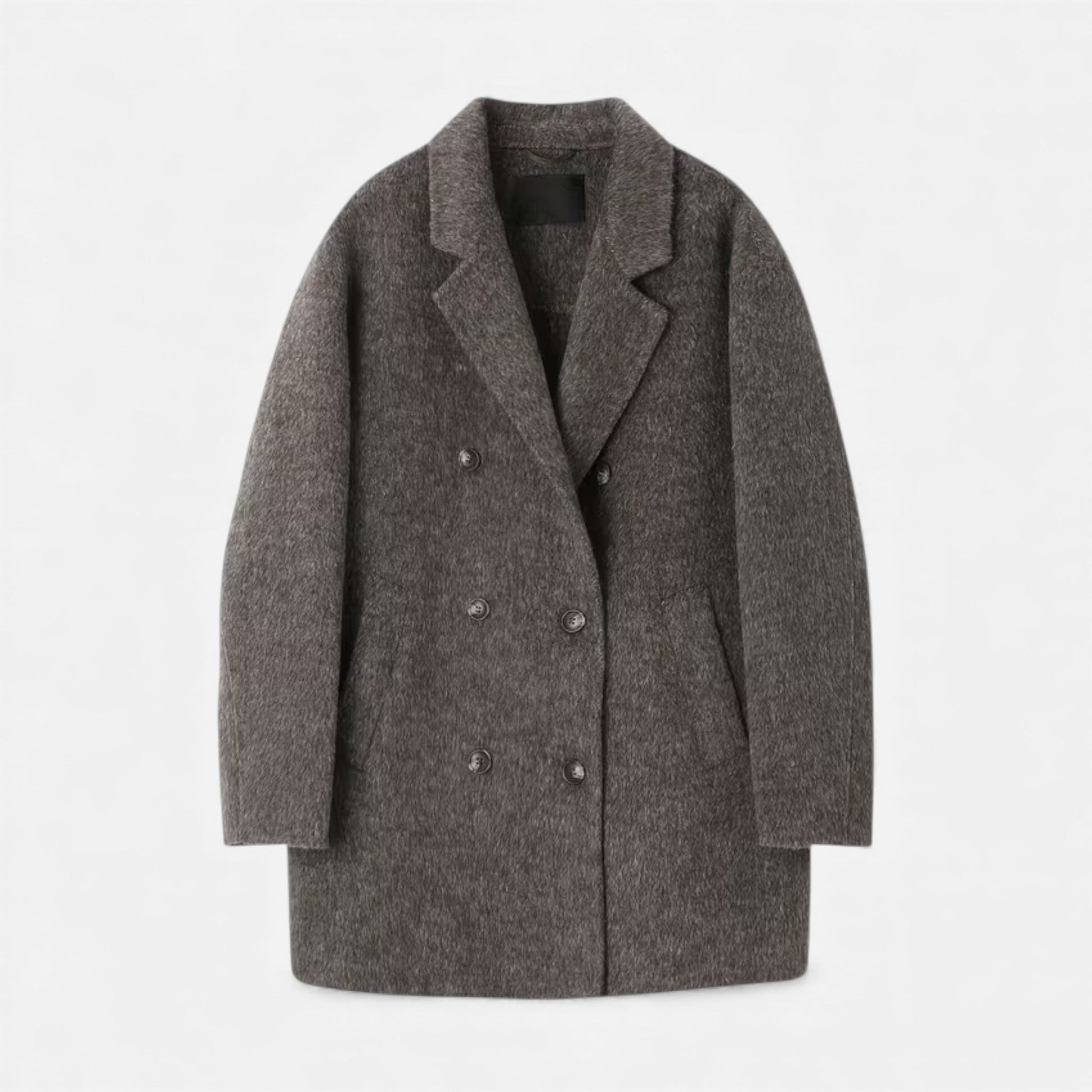 Warm Ladies Classic Wool Winter Jacket - VogeLuxe