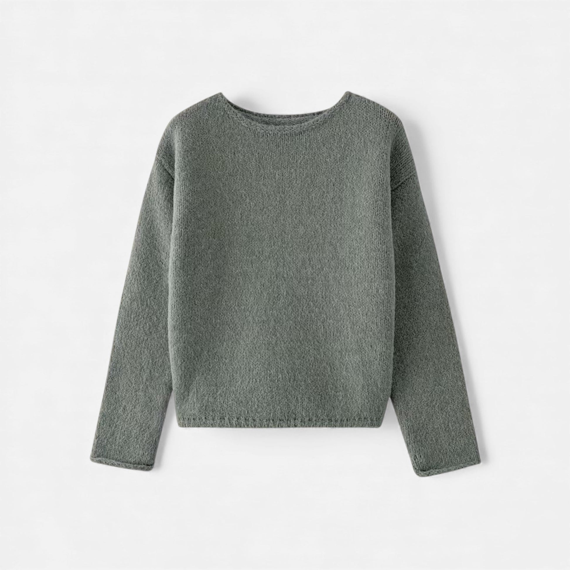 Cozy Women's Oversized Cold Weather Knit Sweater - VogeLuxe
