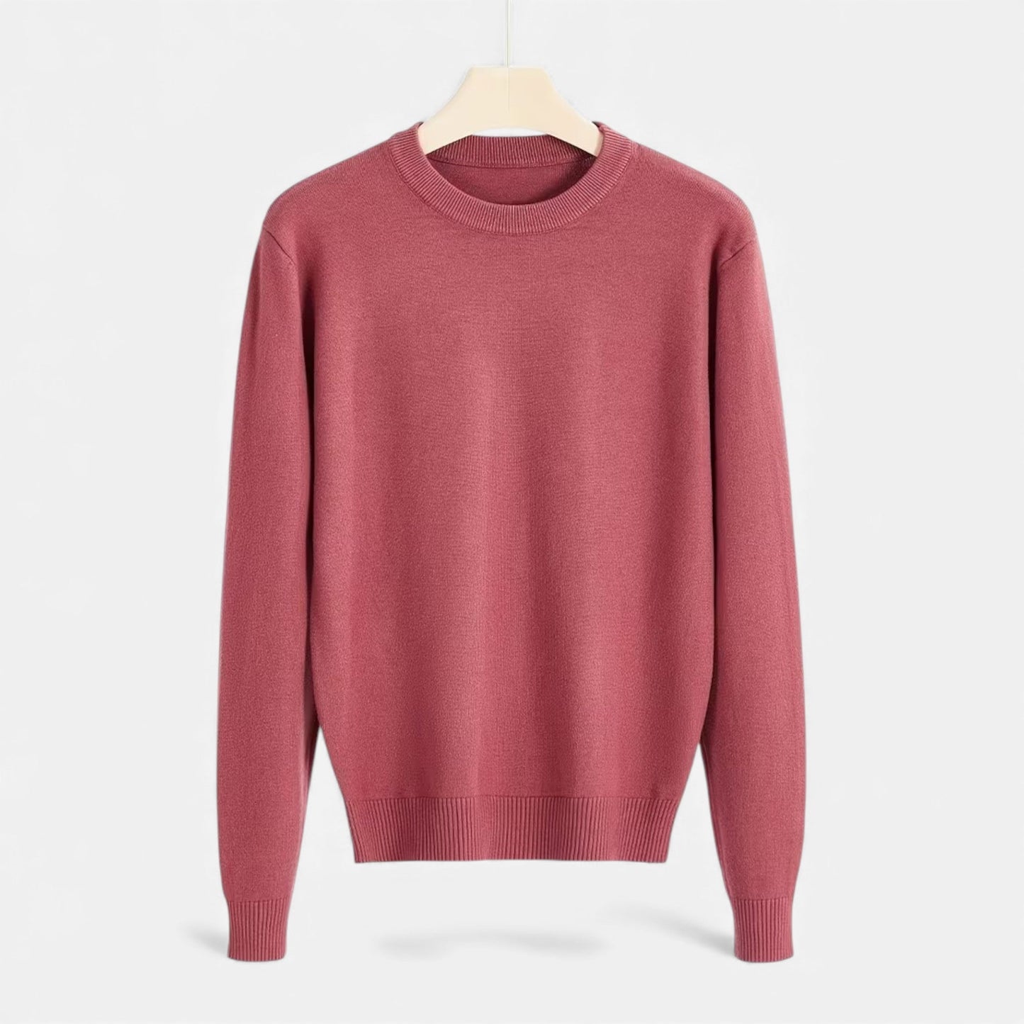 Classic Men's Crew Neck Wool Sweater