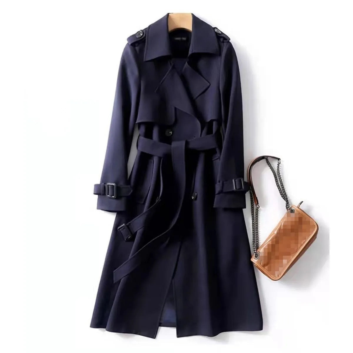 Classic Double Breasted Ladies Coat