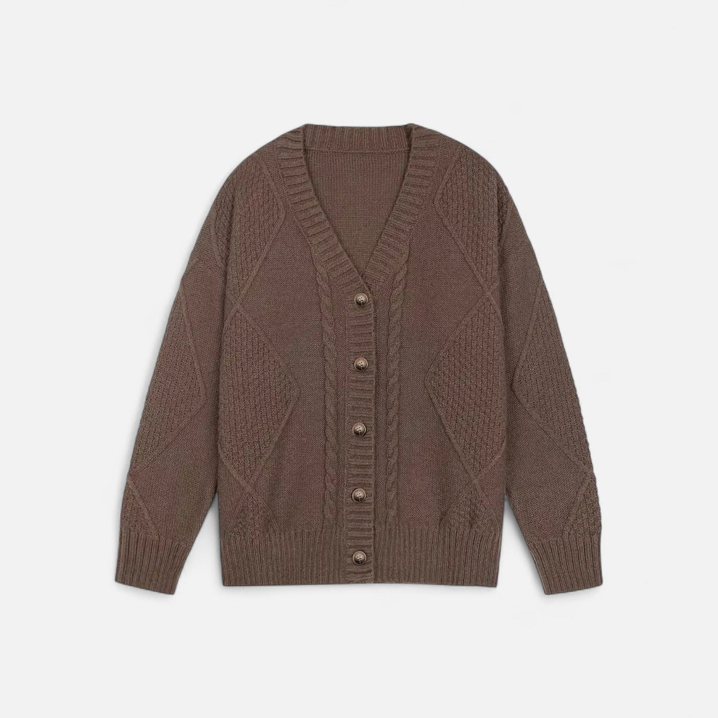 Cozy Women's Fall Sweater Cardigan - VogeLuxe