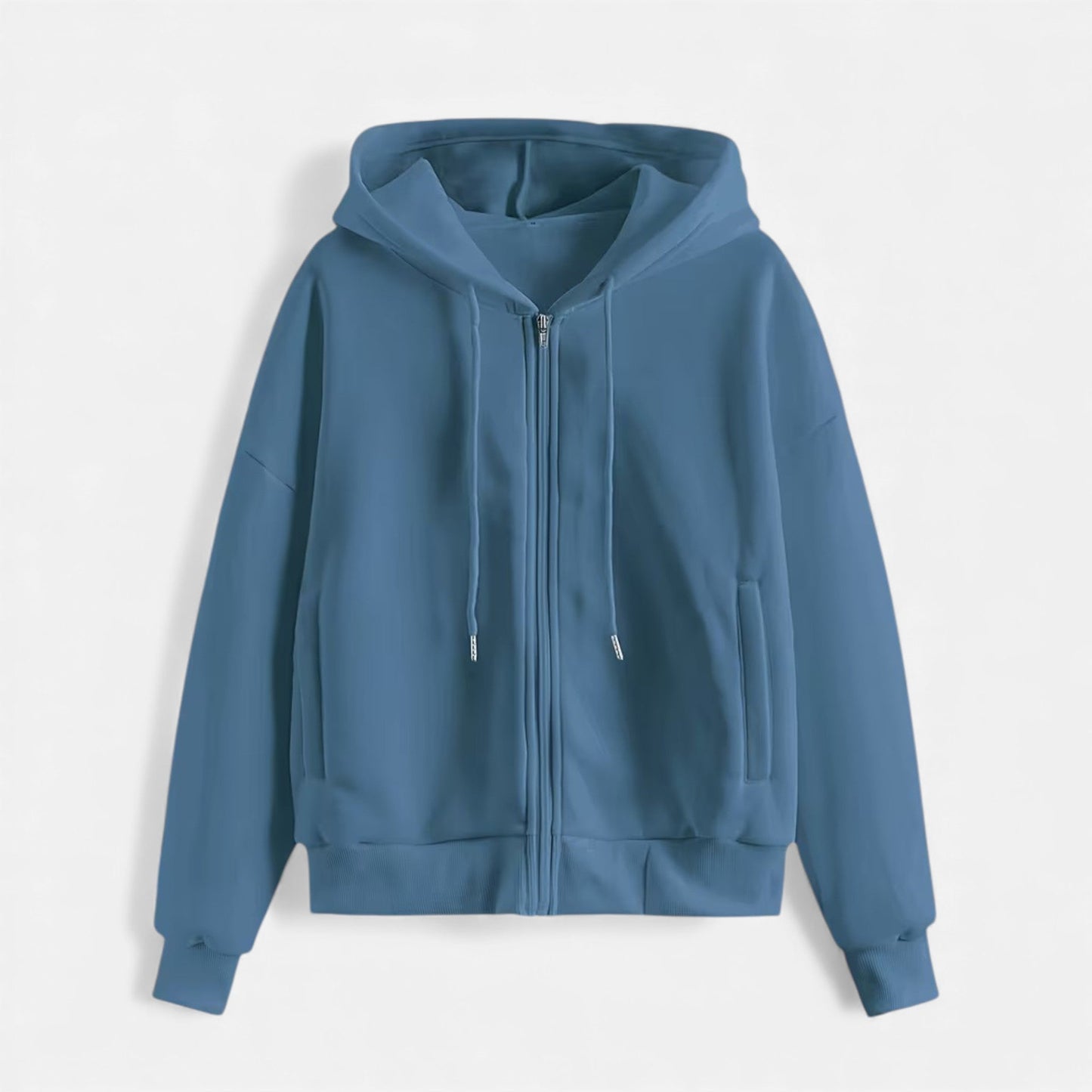 Cozy Women's Zipper Hooded Sweater