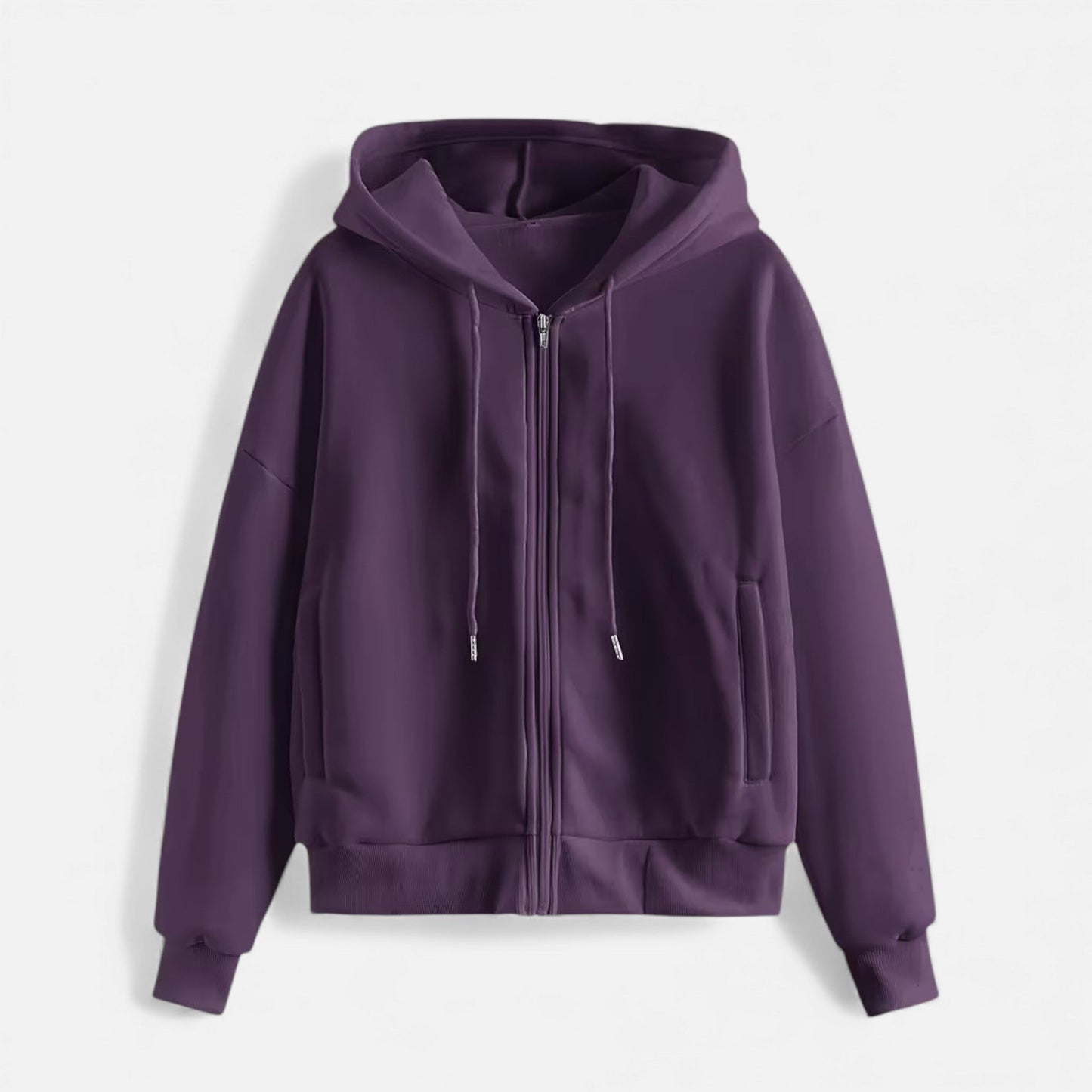 Cozy Women's Zipper Hooded Sweater