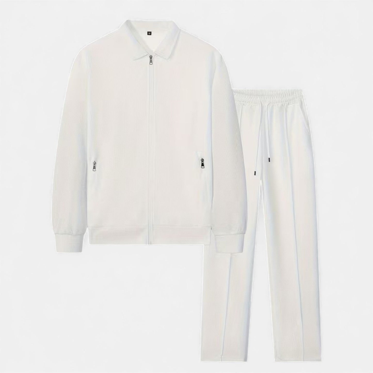 Men's Cozy 2-Piece Woven Knit Casual Set