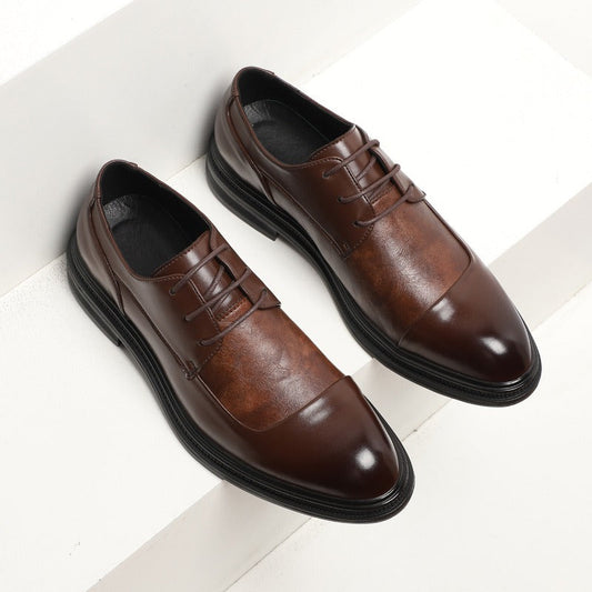 Classic Brown Chelsea Ankle Boots for Men - VogeLuxe