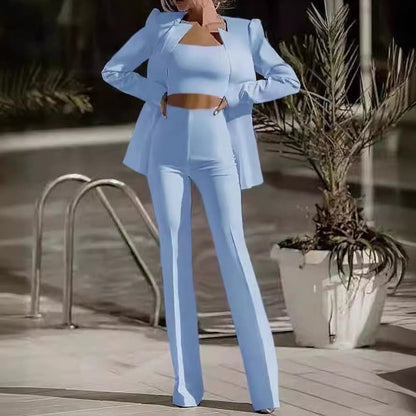 Classic 3 Piece Women's Suit Set for Everyday Wear