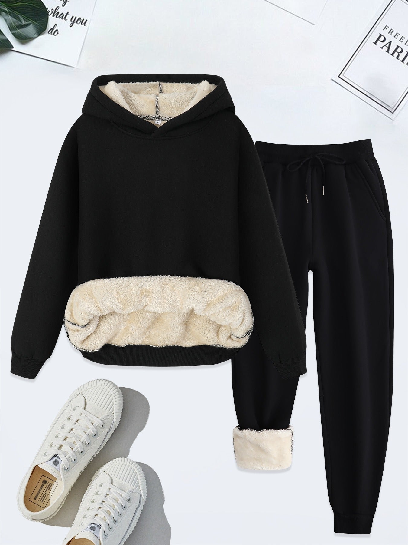Comfy Women's Hoodie and Jogger Tracksuit Set New York Design