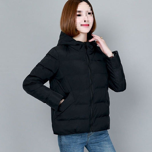 Warm Women's Zip Up Quilted Winter Jacket - VogeLuxe