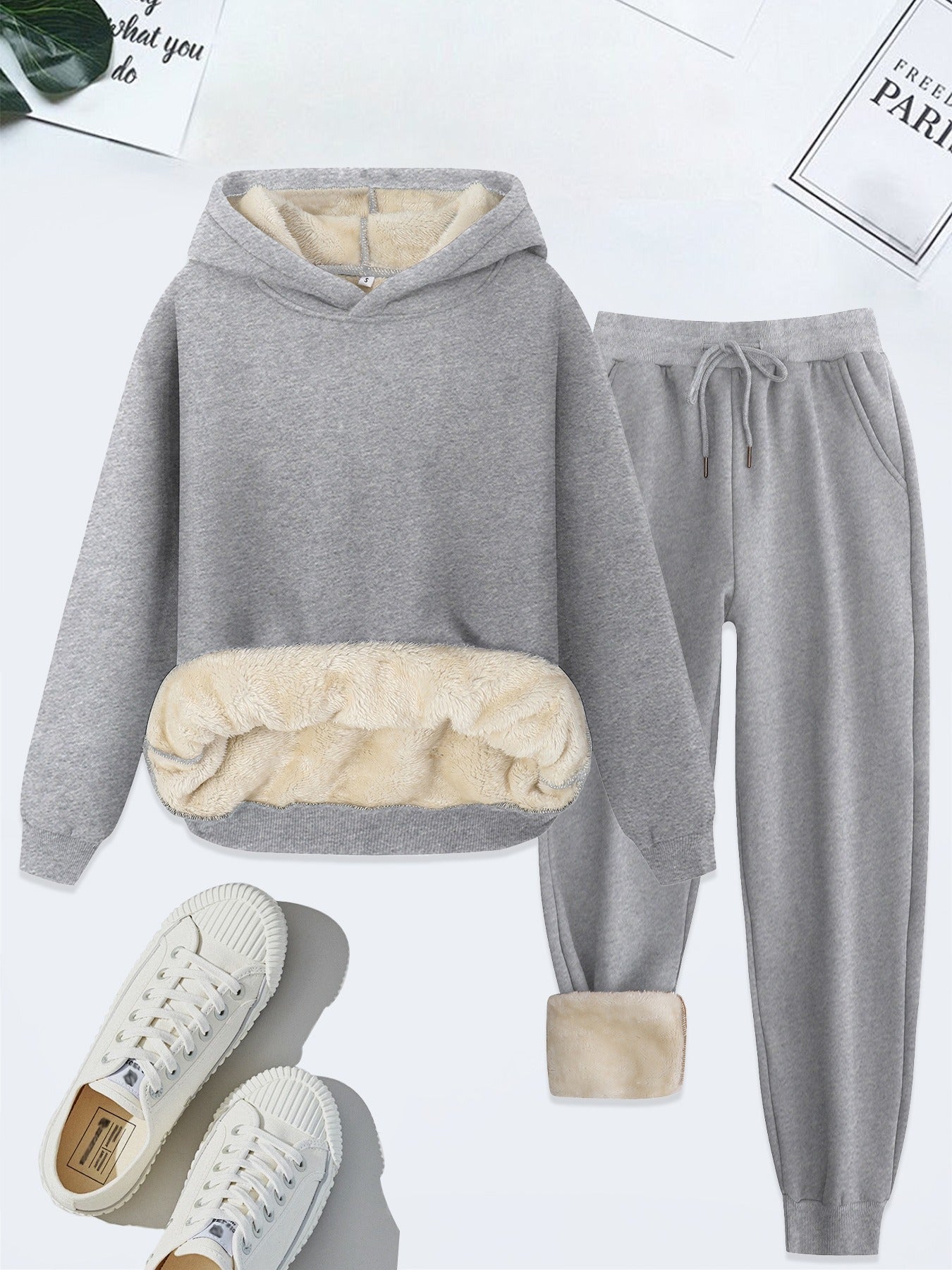Comfy Women's Hoodie and Jogger Tracksuit Set New York Design - VogeLuxe