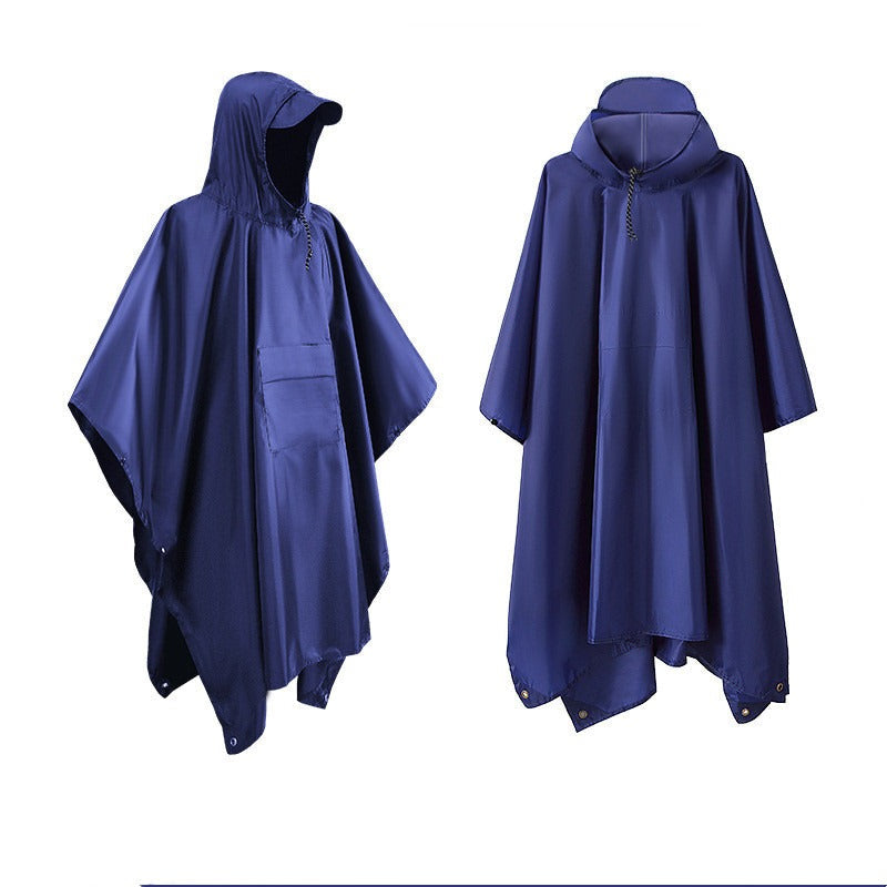 Breathable Water Resistant Compact Unisex Rain Poncho - VogeLuxe
