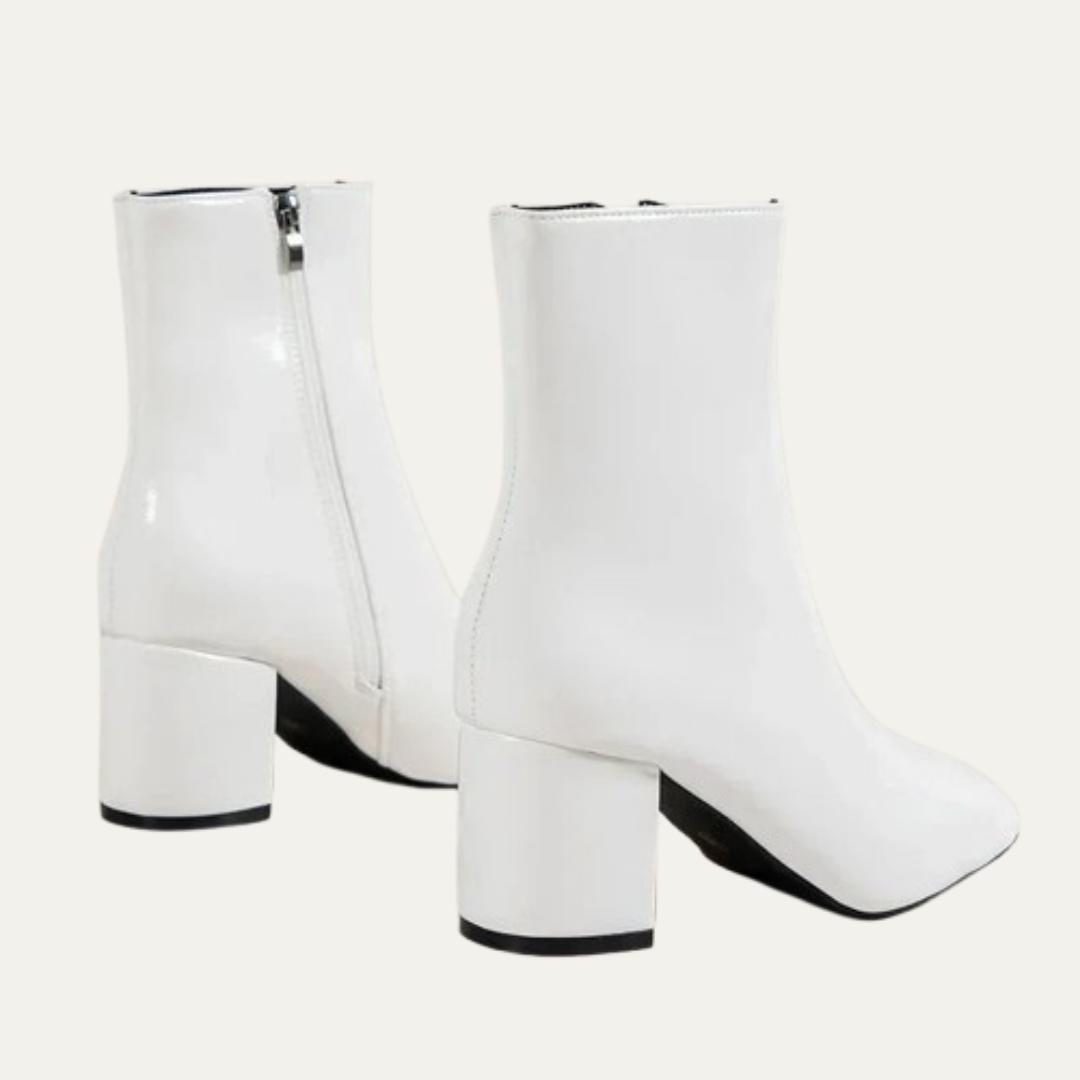 VogeLuxe | Women’s Smooth Pointed-Toe Ankle Boots