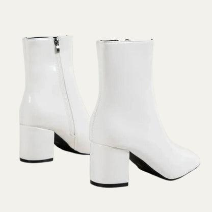 VogeLuxe | Women’s Smooth Pointed-Toe Ankle Boots