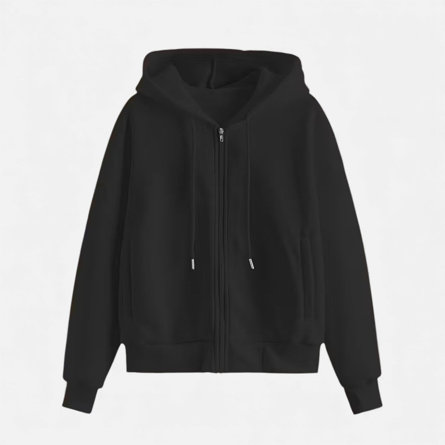 Cozy Women's Zipper Hooded Sweater