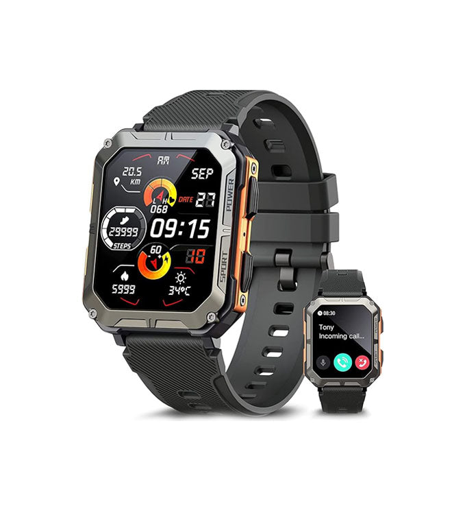 Tough Waterproof Smart Watch for Outdoor Heavy Duty Use - VogeLuxe