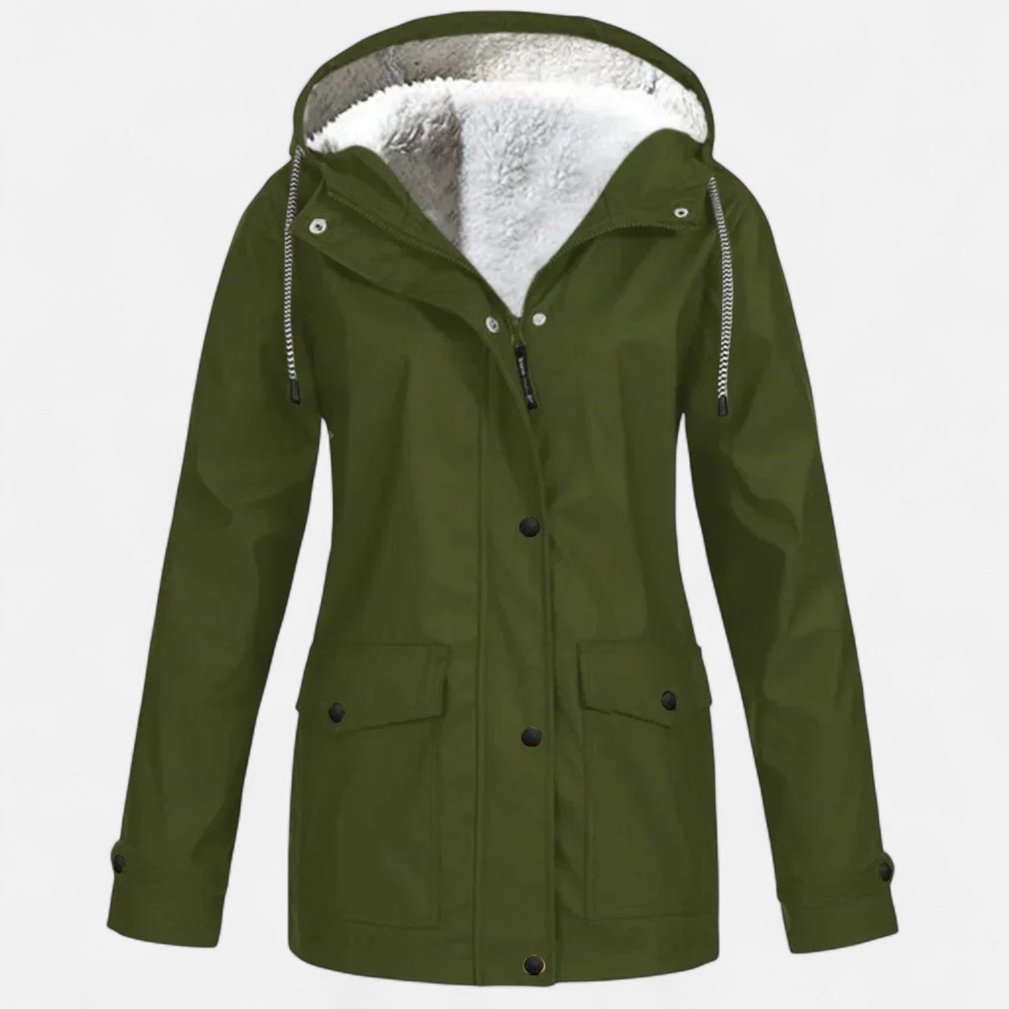 Warm Women's Velvet Waterproof Ski Jacket