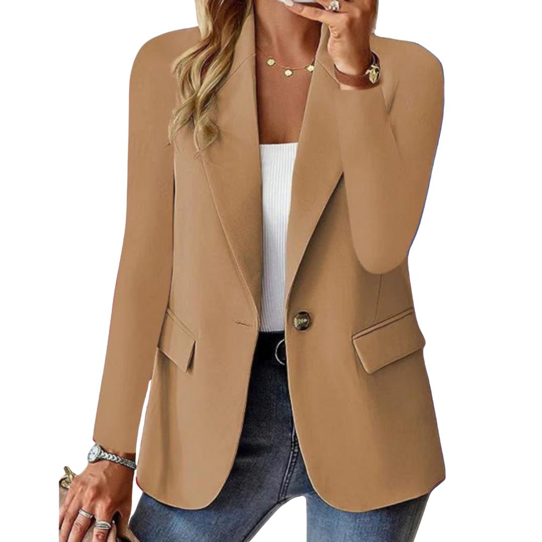 Classic Fit Ladies Long Sleeve Blazer Jacket