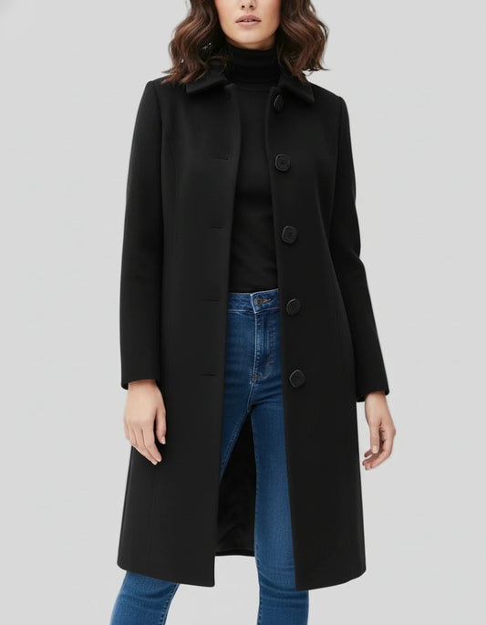 Classic Ladies Long Waterproof Trench Coat - VogeLuxe