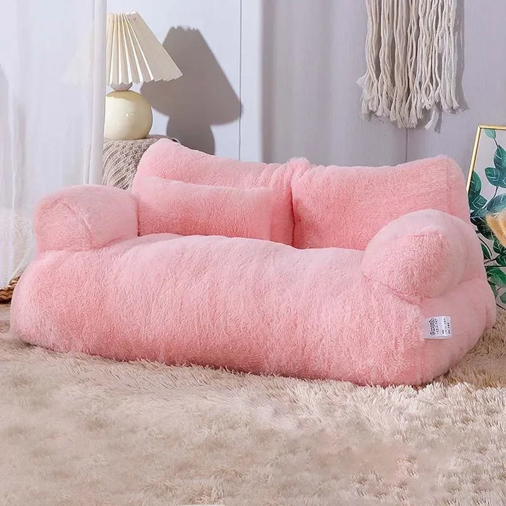 Pet Friendly Elevated Pet Bed with Bolstered Edges
