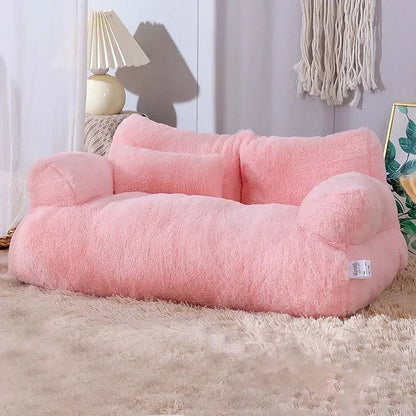 Pet Friendly Elevated Pet Bed with Bolstered Edges