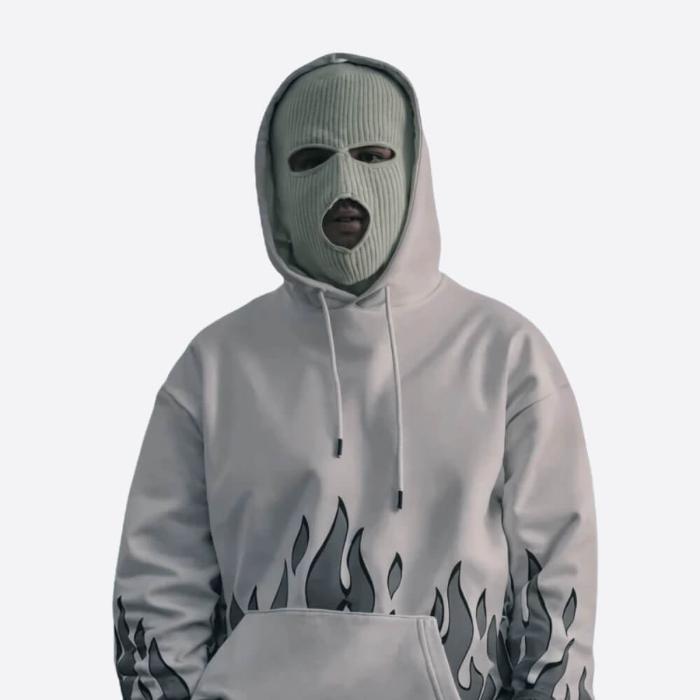 VogeLuxe | Men’s Ribbed Knit Full Coverage Balaclava Mask