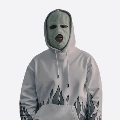 VogeLuxe | Men’s Ribbed Knit Full Coverage Balaclava Mask