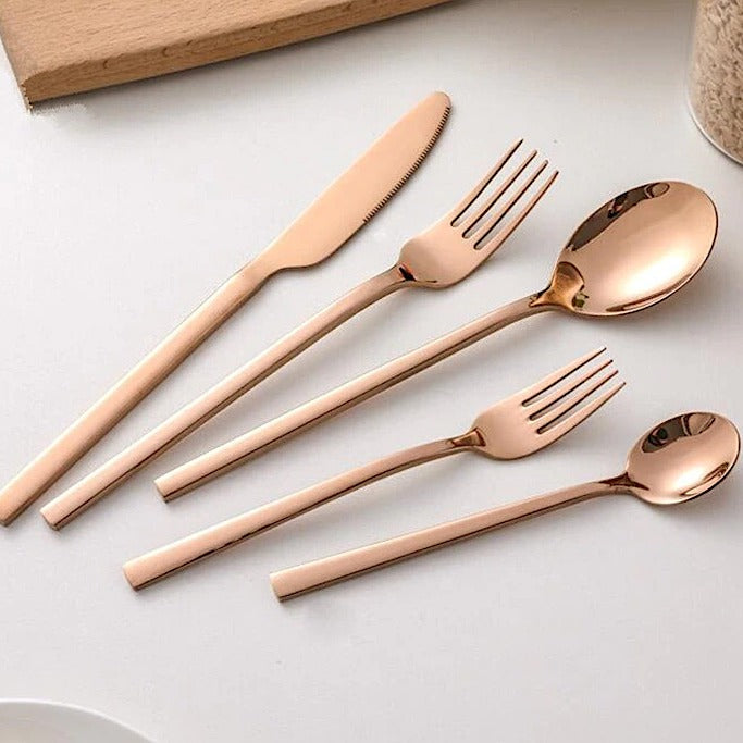 Premium 30-Piece Stainless Steel Flatware Set for 6