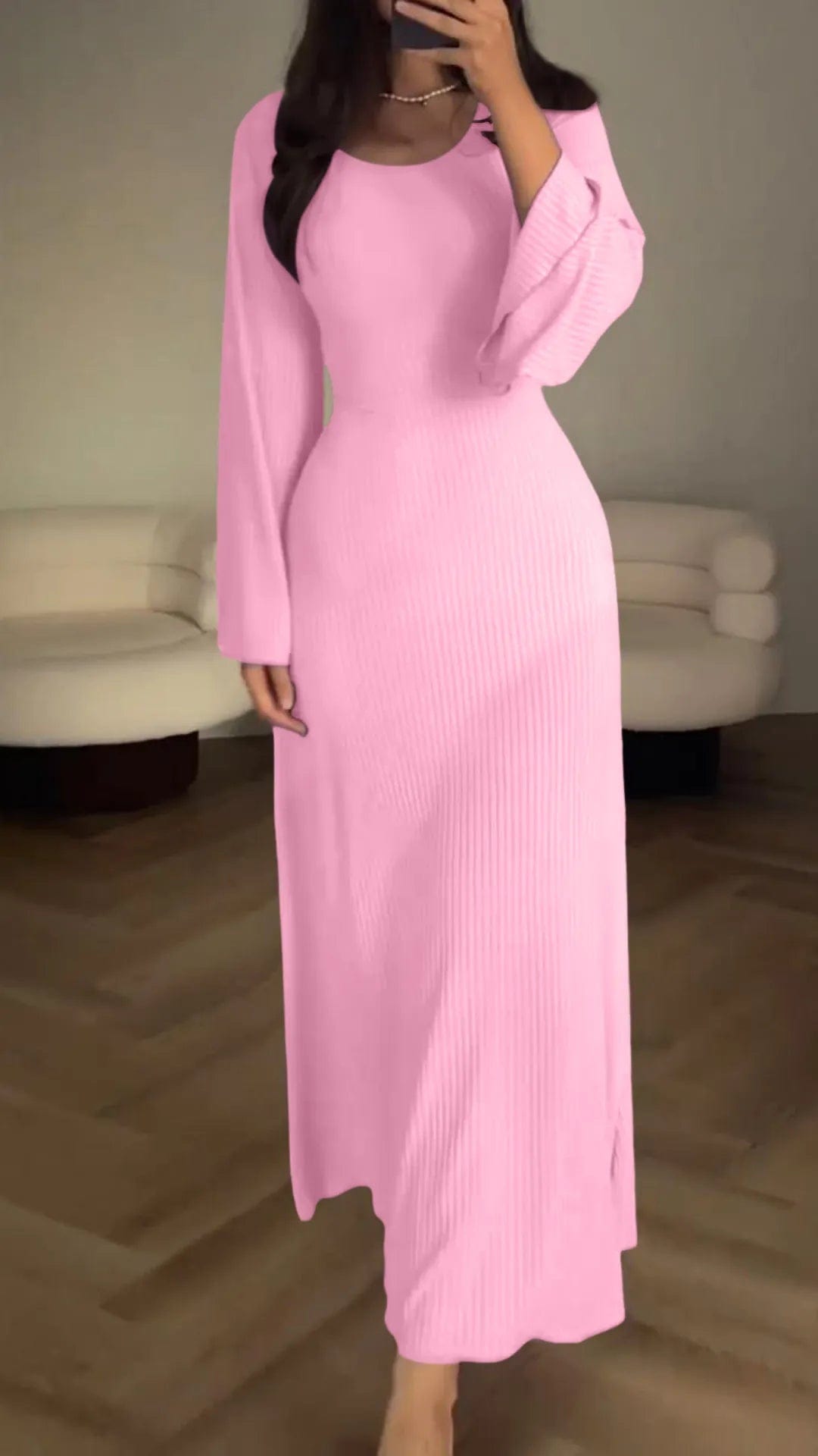 Chic Ladies Long Sleeveless Maxi Dress