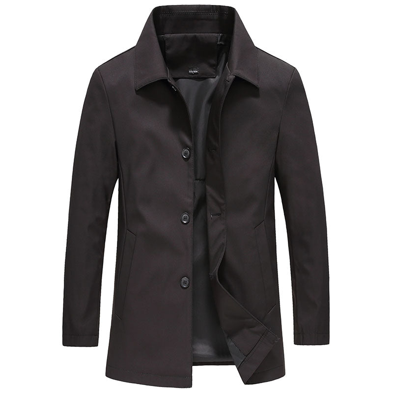 Classic Fit Men's Button Down Jacket - VogeLuxe