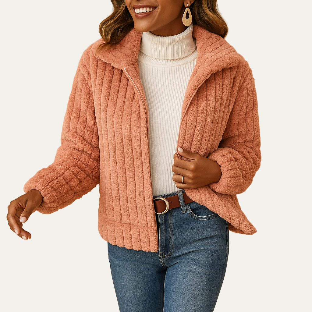 VogeLuxe | Women’s Oversized Faux Leather Bomber Jacket