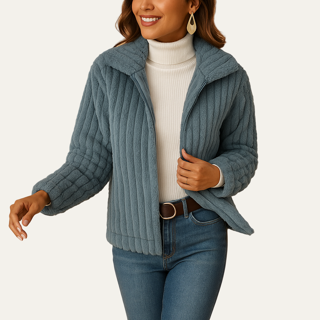 VogeLuxe | Women’s Oversized Faux Leather Bomber Jacket