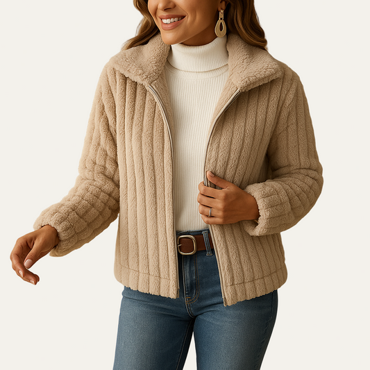 VogeLuxe | Women’s Oversized Faux Leather Bomber Jacket
