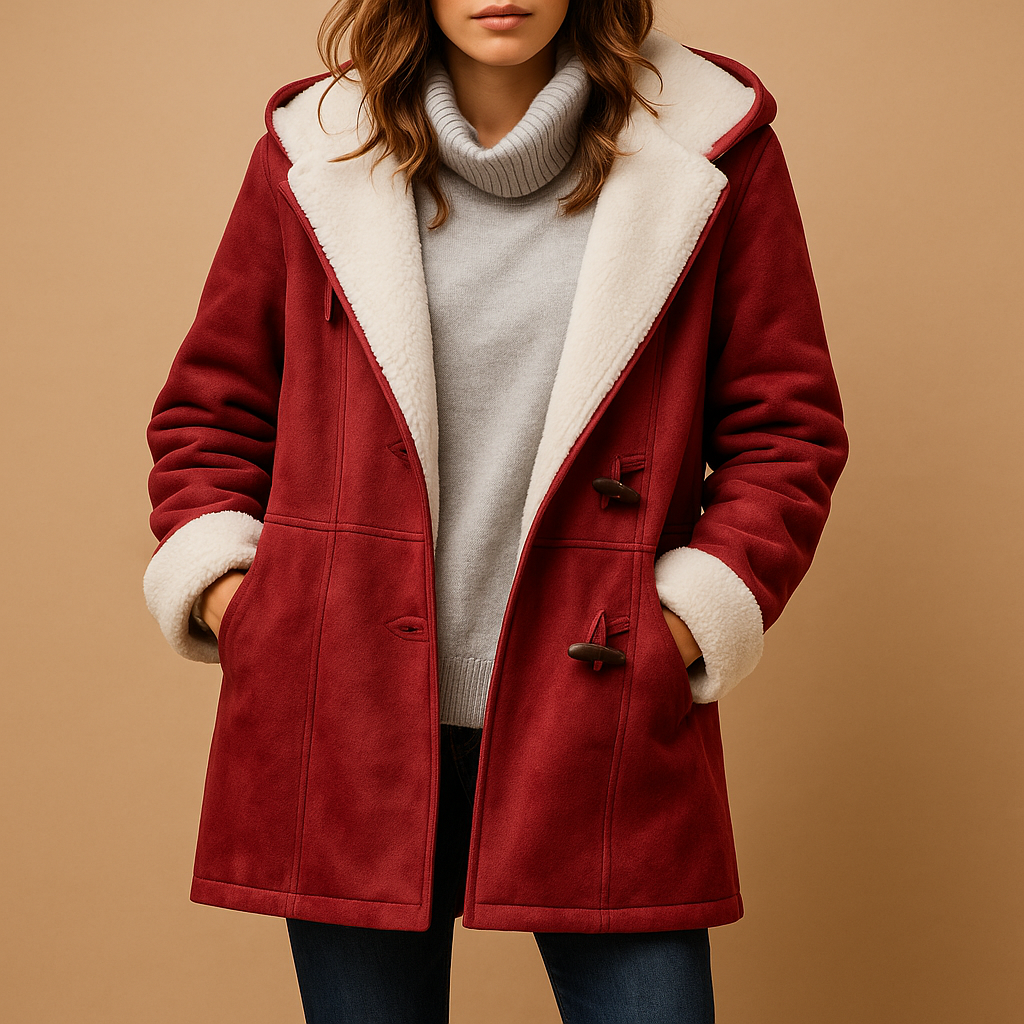 Cozy Faux Fur Lined Winter Coat - VogeLuxe