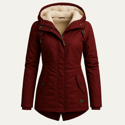VogeLuxe | Women’s Sherpa Lined Hooded Parka Jacket