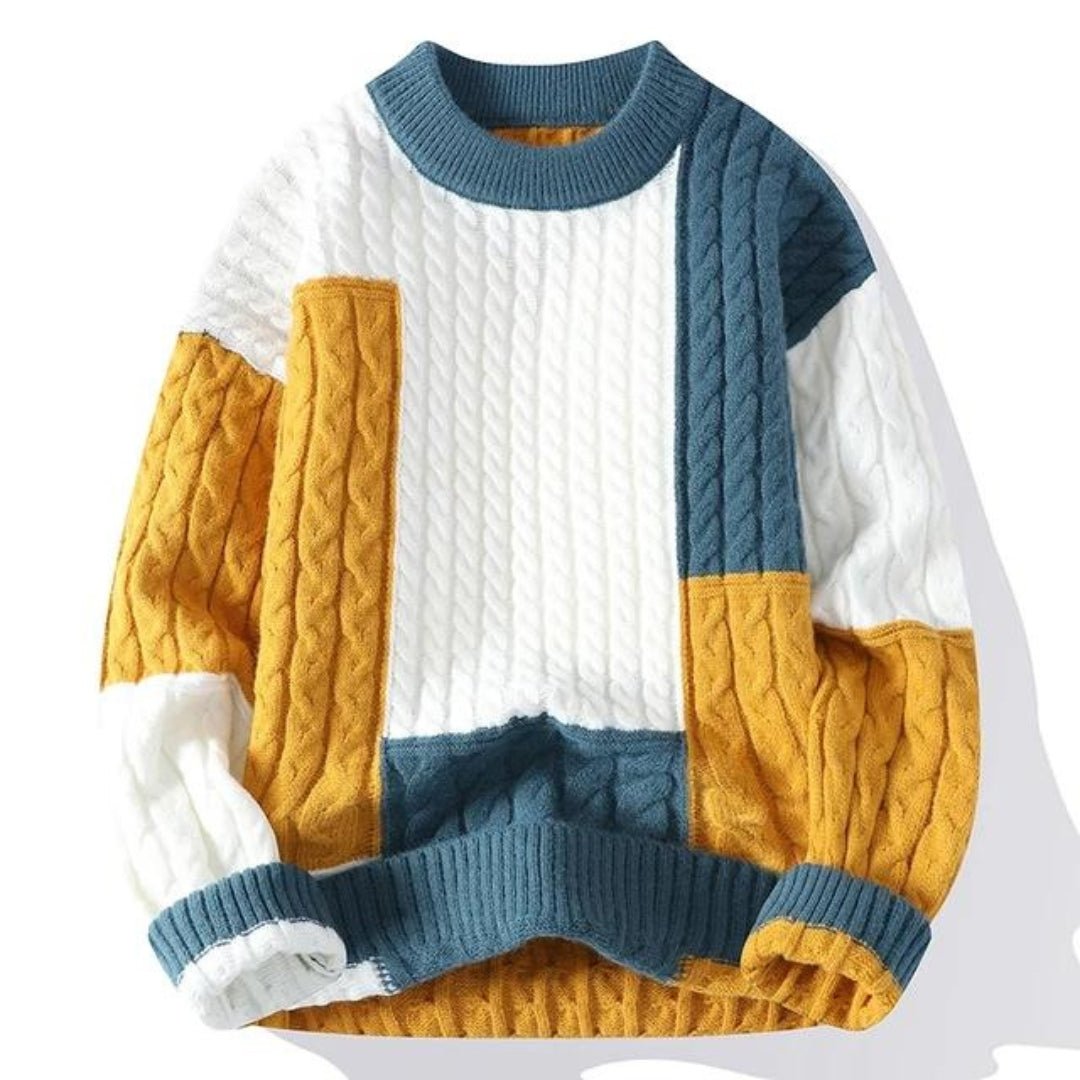 Classic Men's Multi Color Crew Sweater