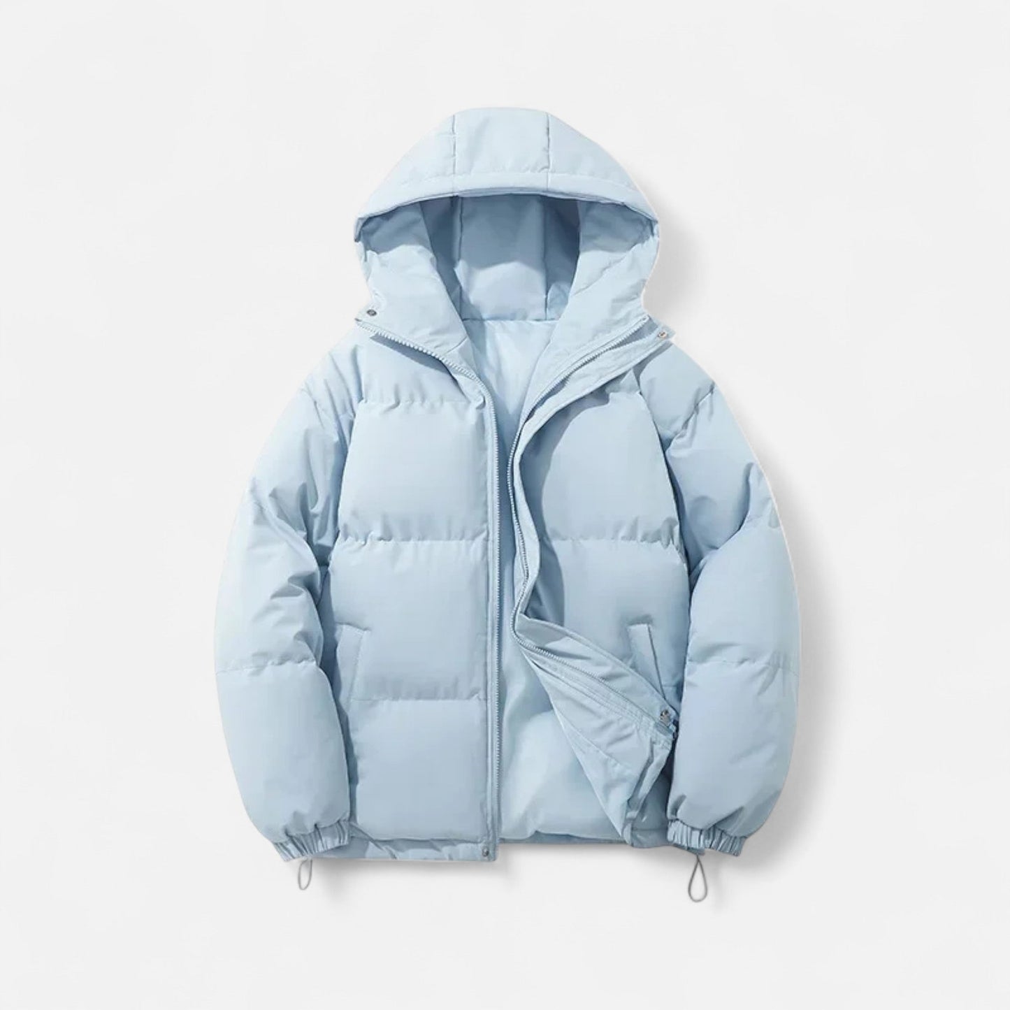 Warm Water Resistant Puffer Hoodie Jacket