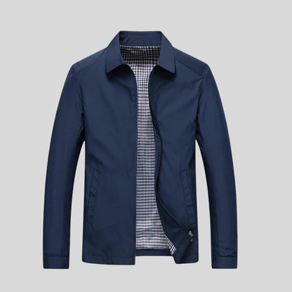 VogeLuxe | Men’s Minimalist Harrington Zip Jacket