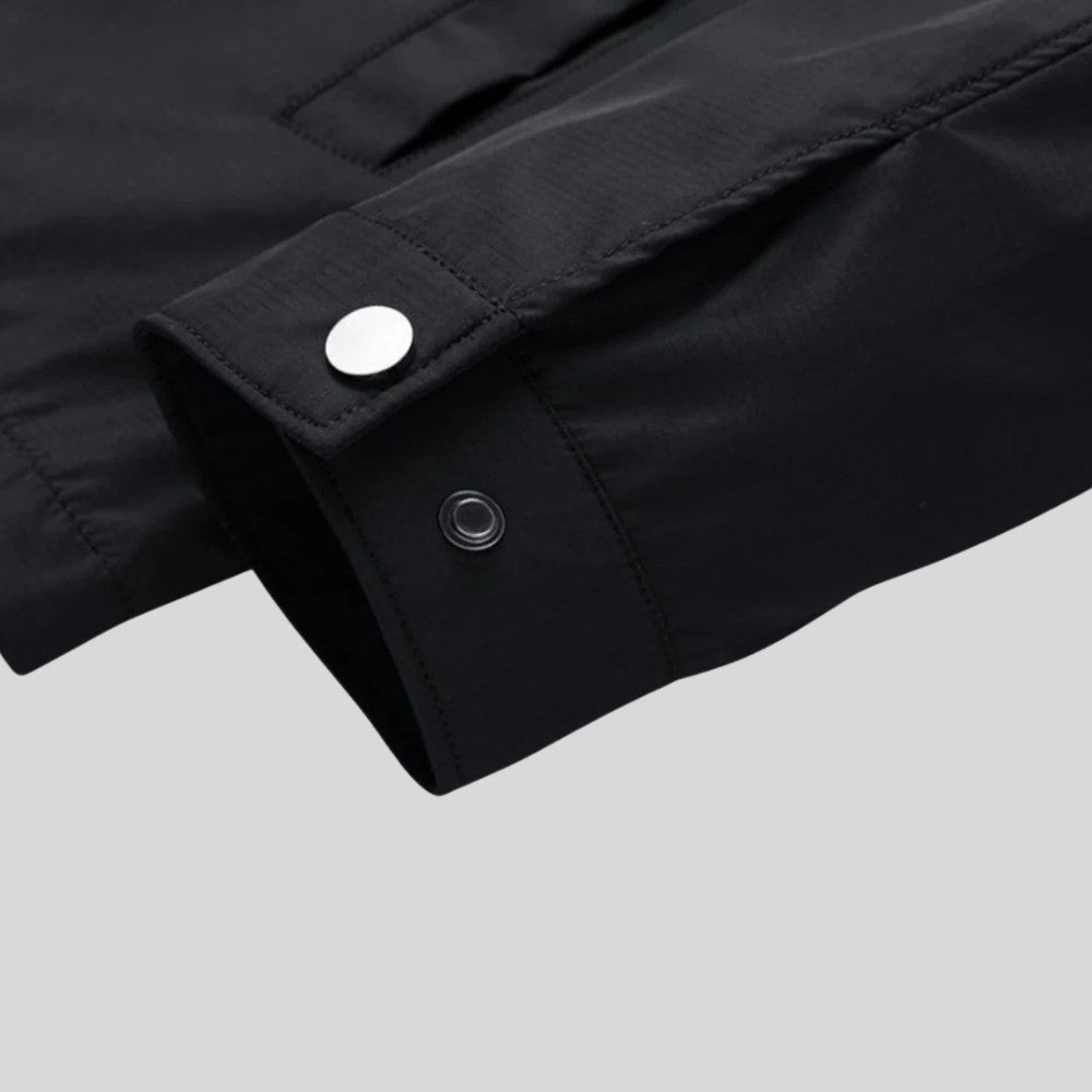 VogeLuxe | Men’s Minimalist Harrington Zip Jacket