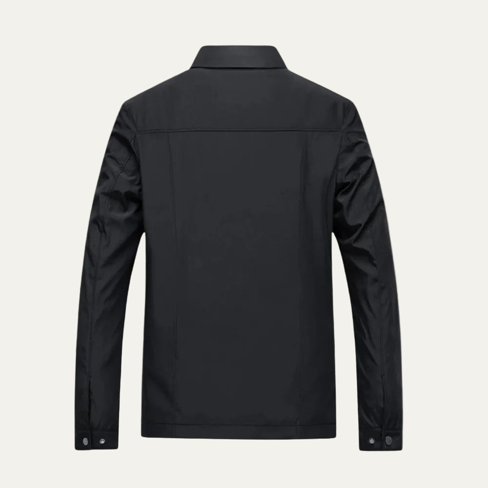 VogeLuxe | Men’s Minimalist Harrington Zip Jacket