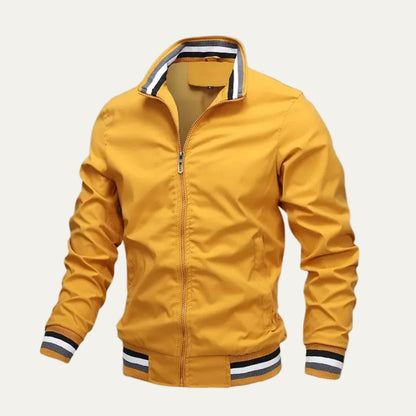VogeLuxe | Men’s Lightweight Zip Front Bomber Jacket