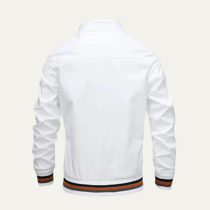 VogeLuxe | Men’s Lightweight Zip Front Bomber Jacket