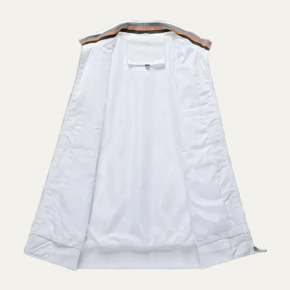 VogeLuxe | Men’s Lightweight Zip Front Bomber Jacket