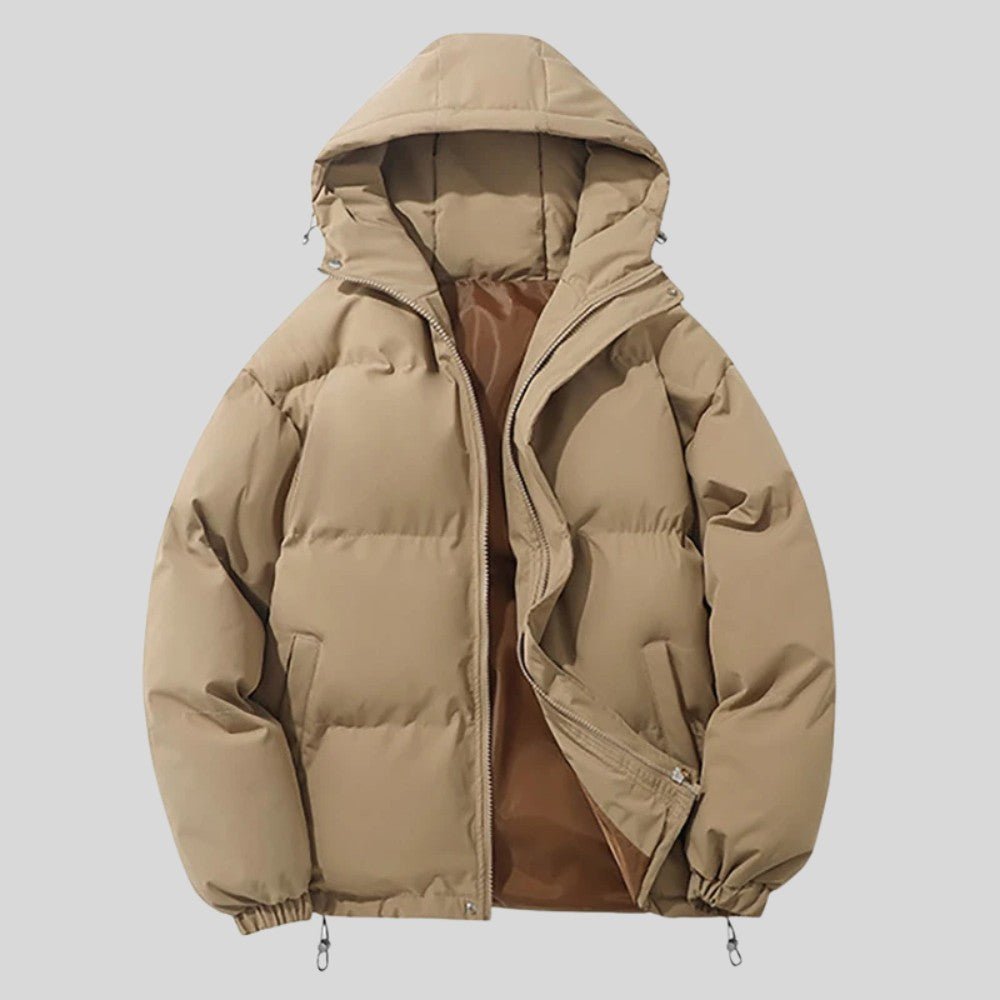 VogeLuxe | Men’s Cold Weather Hooded Puffer Jacket