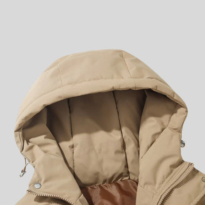 VogeLuxe | Men’s Cold Weather Hooded Puffer Jacket